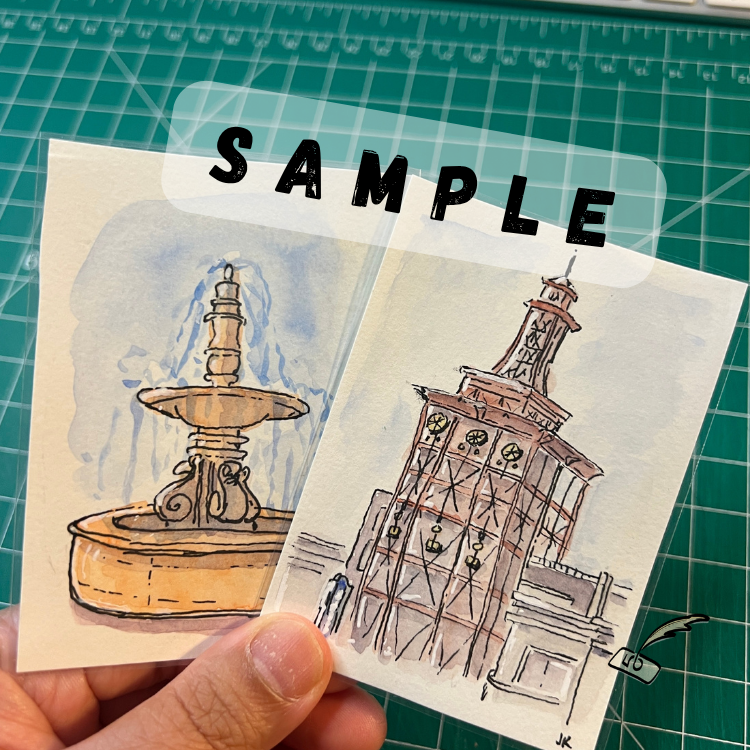 Custom ACEO | Original Watercolor and Ink