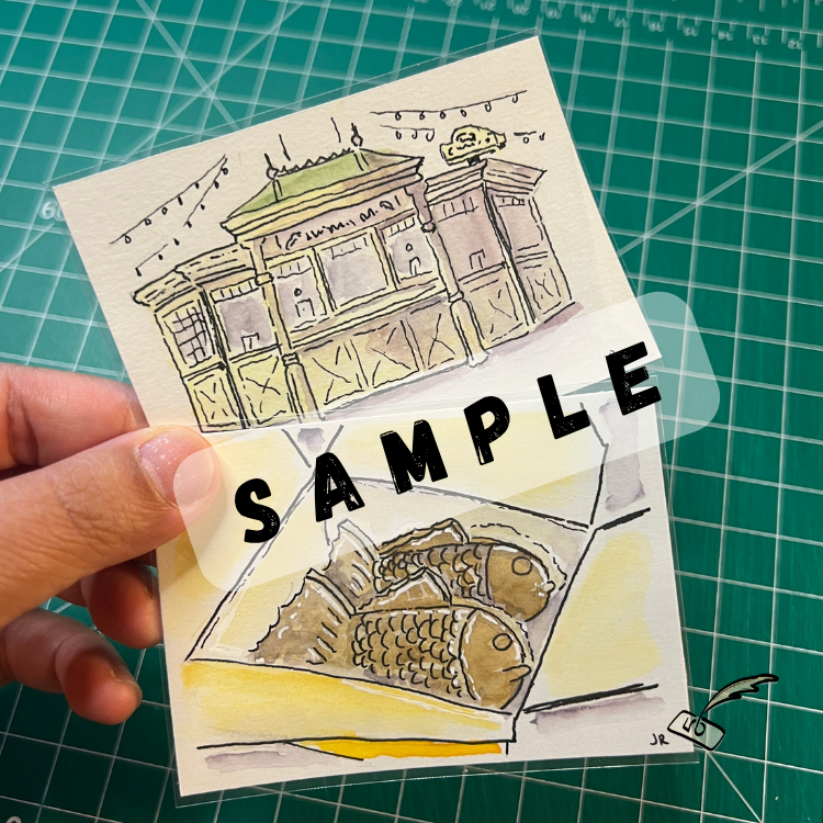 Custom ACEO | Original Watercolor and Ink