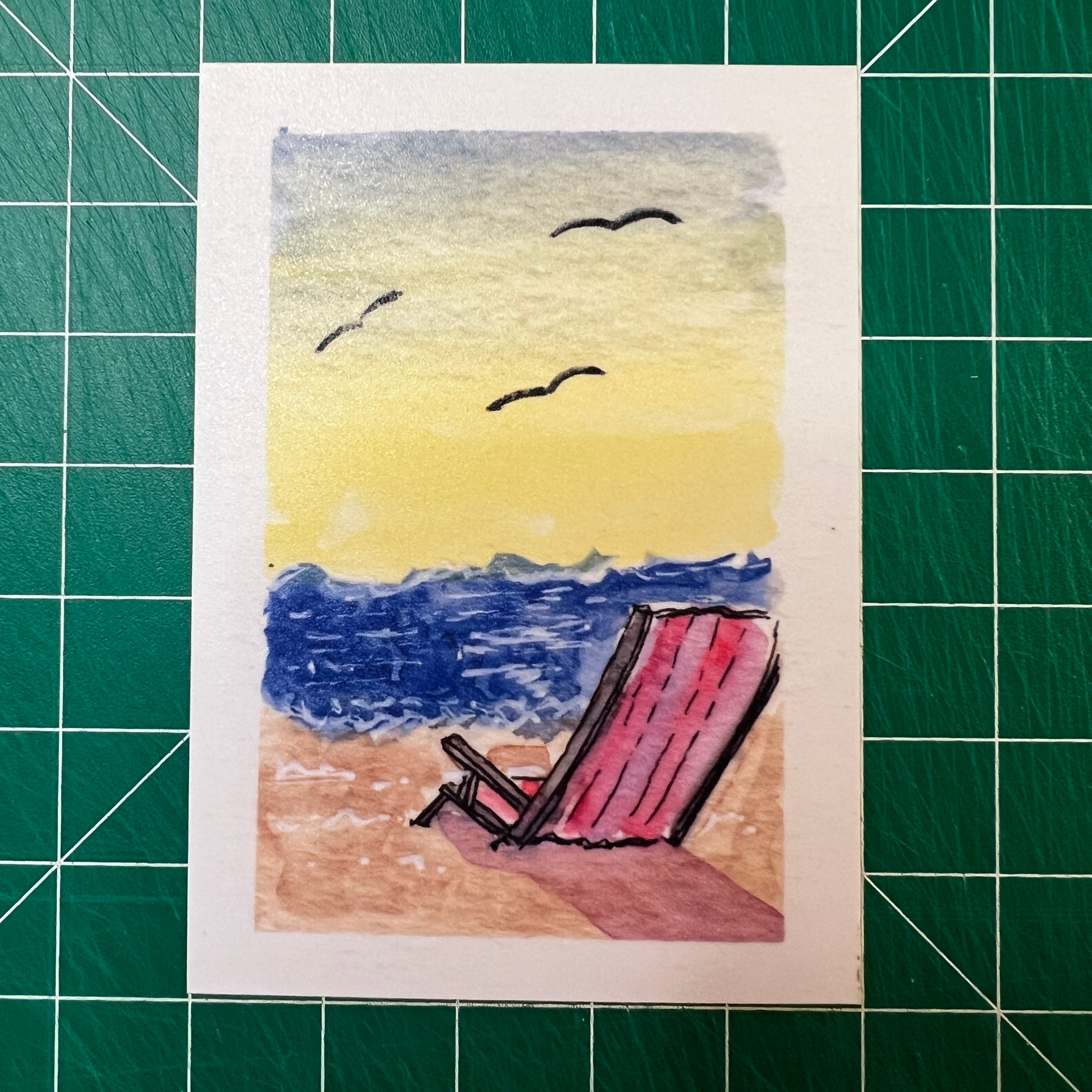 Beach VIew (Print)