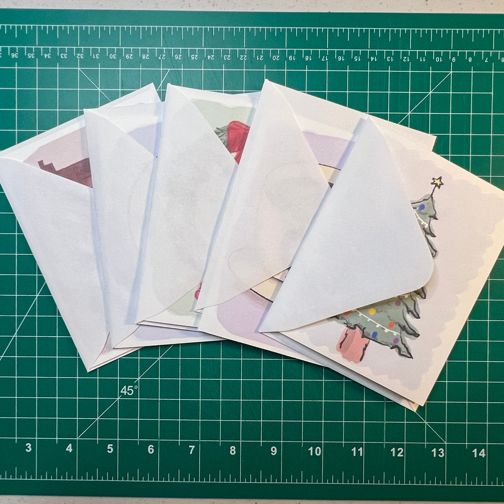 Holiday Watercolor Note Card Pack