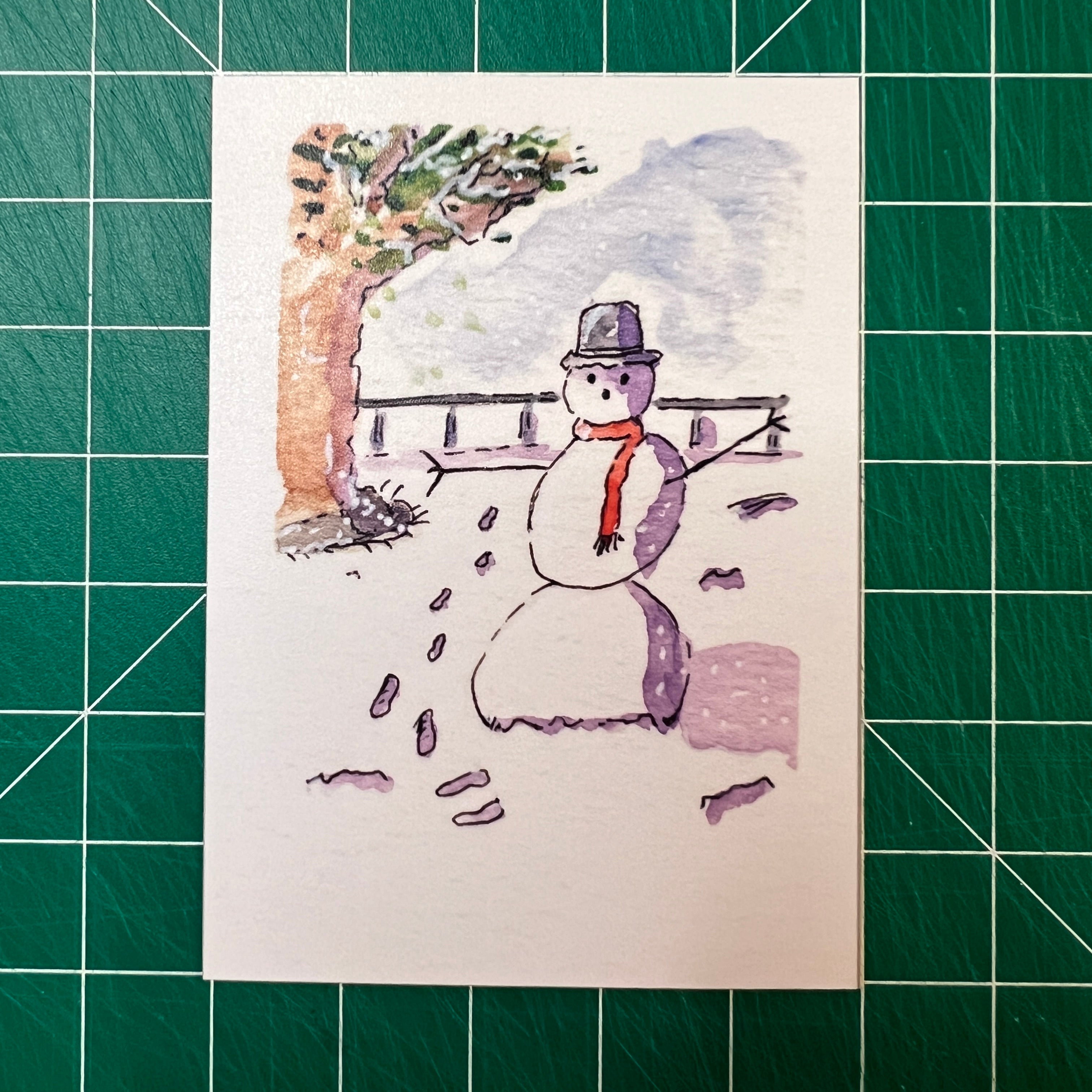 Mr Snowman (Print)