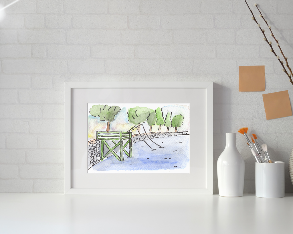 Gone Fishing (Print)