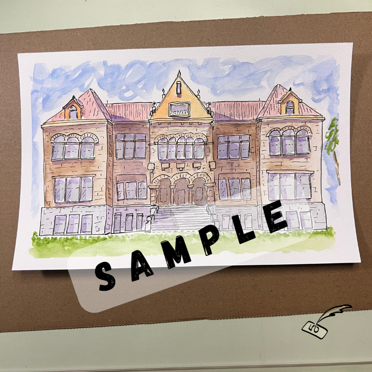 Custom Painting Commission | Original Watercolor and Ink